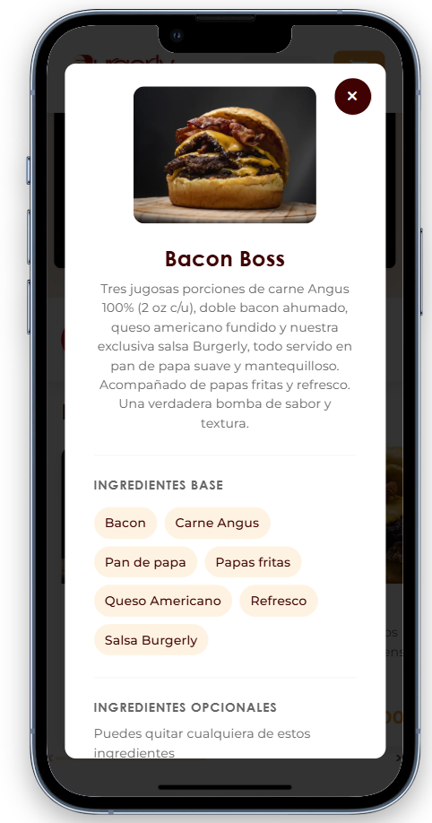 Burgerly - Sistema de Gestión Restaurante screenshot 2